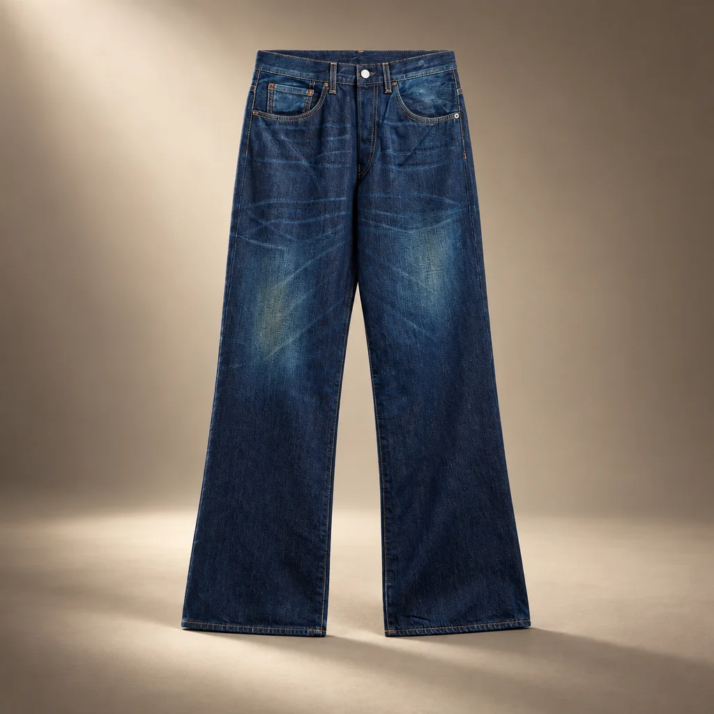 Acne Studios 2021M Regular Fit Jeans - Dark Blue