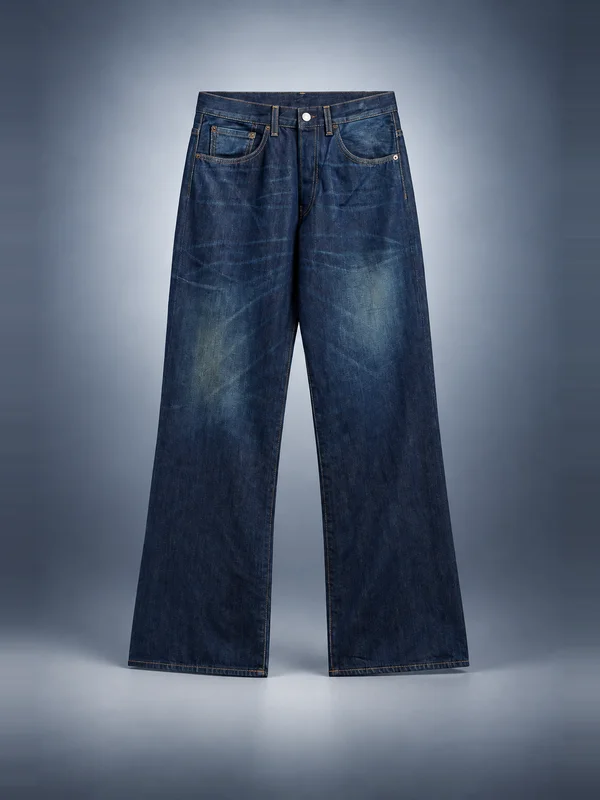 Acne Studios 2021M Regular Fit Jeans - Dark Blue