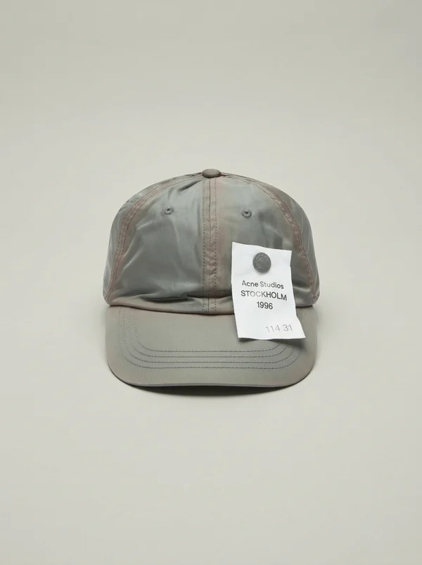 Acne Studios Baseball Cap - Stone Grey
