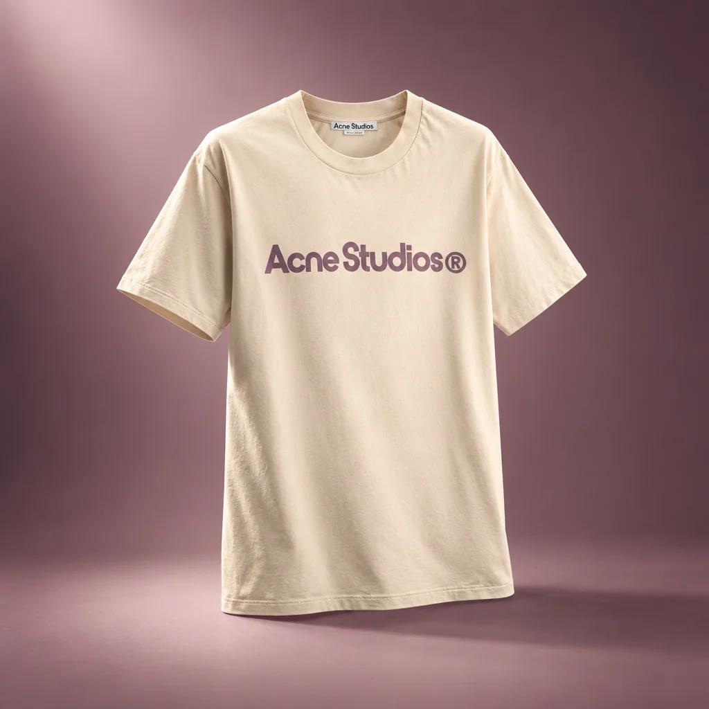 Acne Studios Graphic Tee - Pale Pink