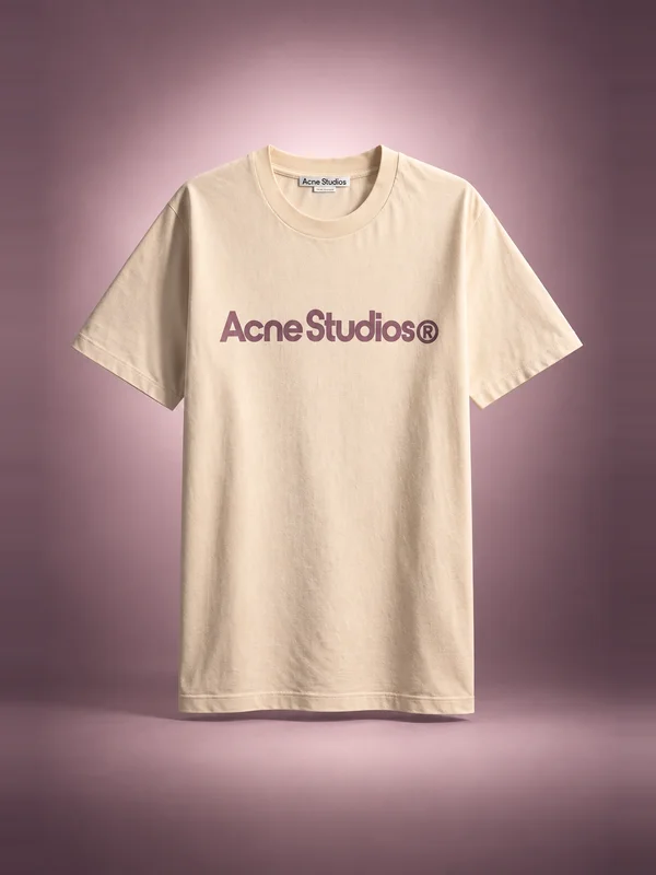 Acne Studios Graphic Tee - Pale Pink
