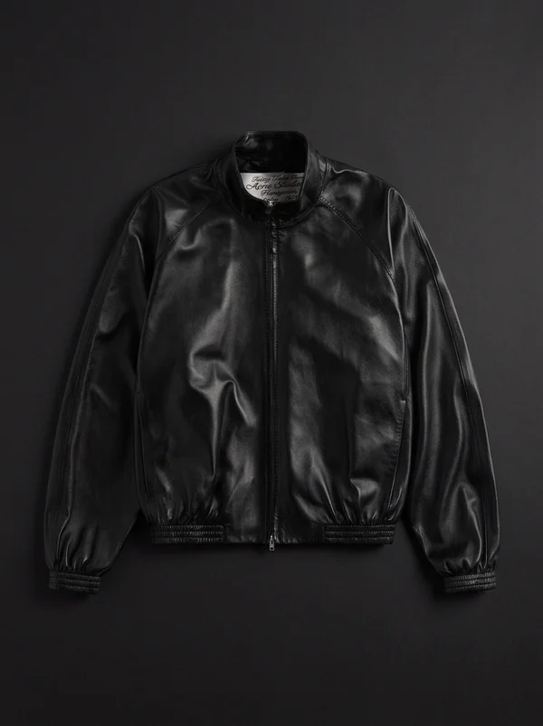 Acne Studios Leather Jacket - Black