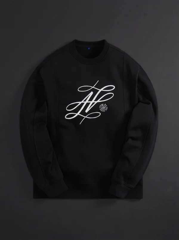 Ader Error Semi-Oversized Sweatshirt - Black