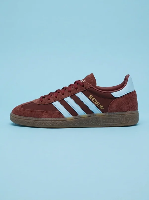 adidas Originals Brown & Blue Handball Spezial Sneakers