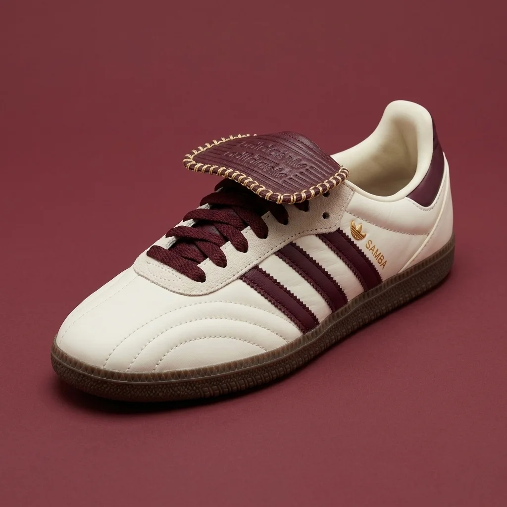adidas Originals Off-White Samba Long Tongue Sneakers