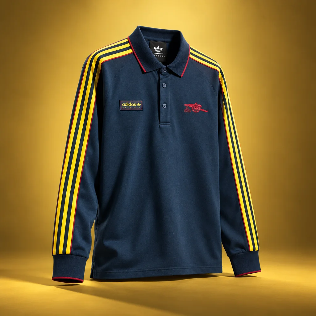 adidas Spezial Arsenal FC Track Polo Top - Aurora Ink