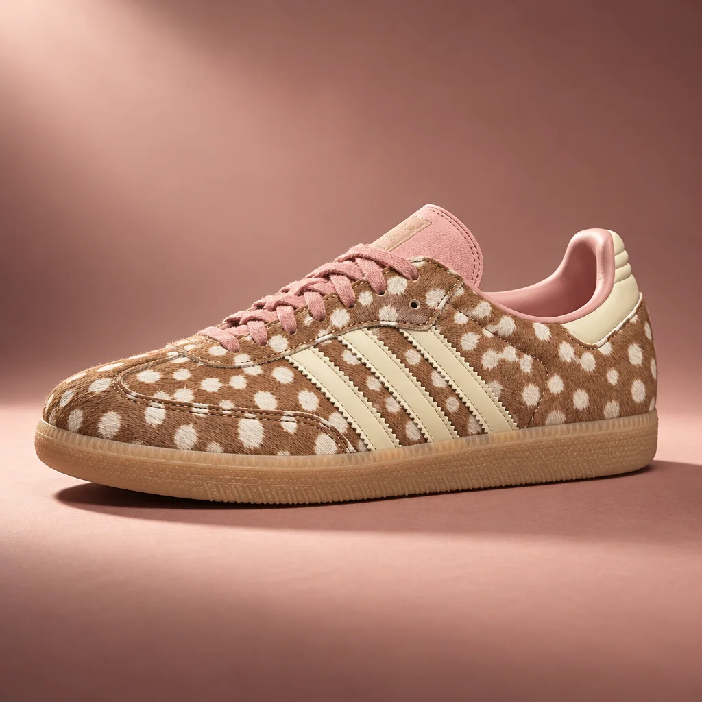 Women's adidas Originals Samba OG Deer Print Casual Shoes