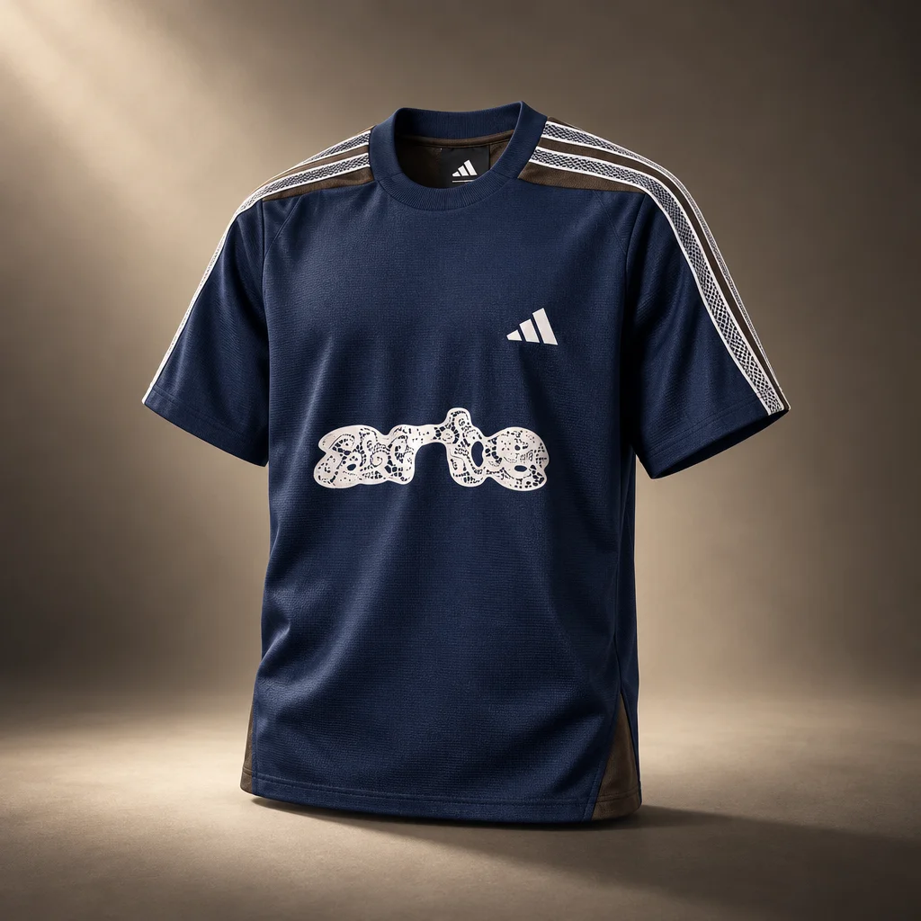 adidas x Arte Jersey Top - Collegiate Navy & Dust Cargo
