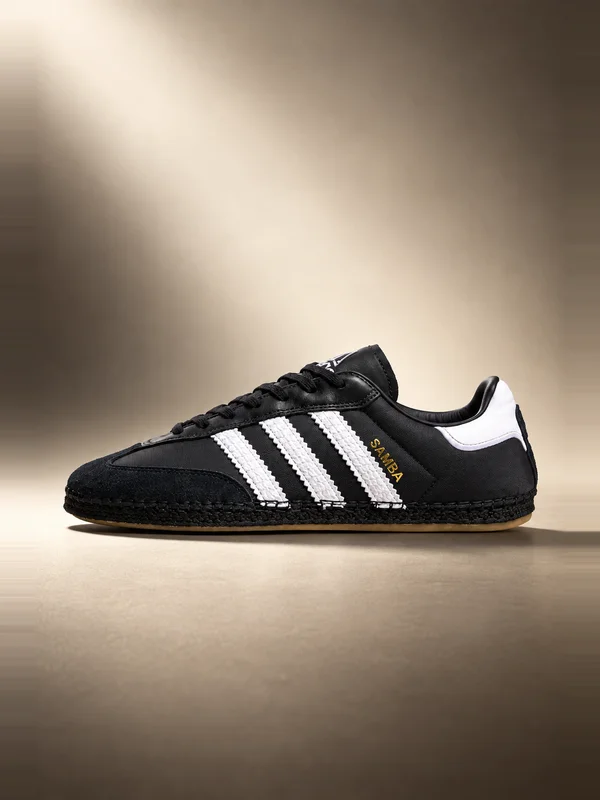 adidas x CLOT Samba Espadrille Sneaker - Core Black, White & Core Black