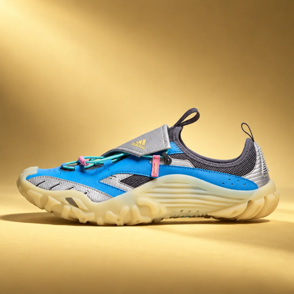 adidas x Pharrell Williams Watermoc Blue, Silver Met & Yellow