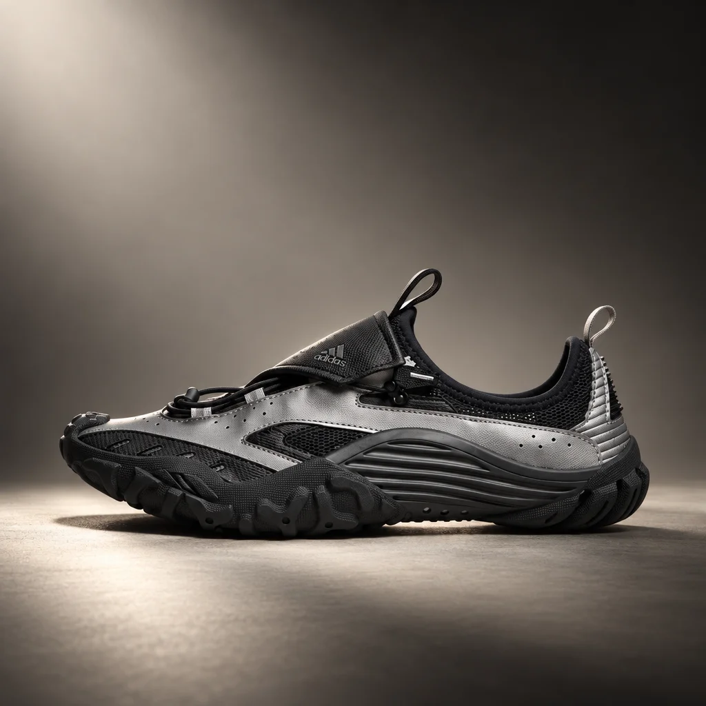 adidas x Pharrell Williams Watermoc Core Black, Silver Met. & Core Black