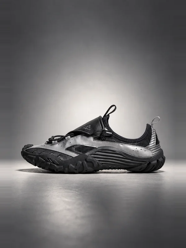 adidas x Pharrell Williams Watermoc Core Black, Silver Met. & Core Black