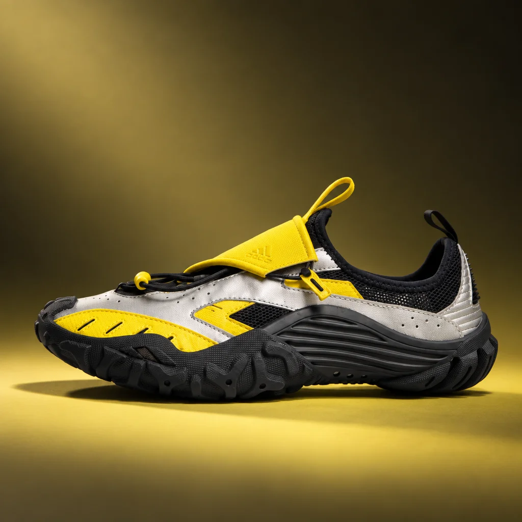 adidas x Pharrell Williams Watermoc Yellow, Silver Met. & Core Black