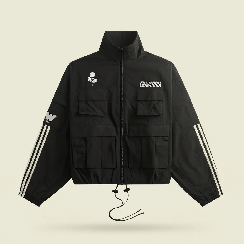 adidas x Willy Chavarria Cargo Track Jacket - Black