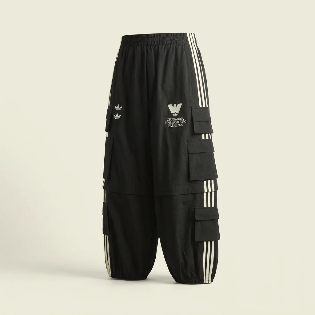 adidas x Willy Chavarria Cargo Zip Pant - Black