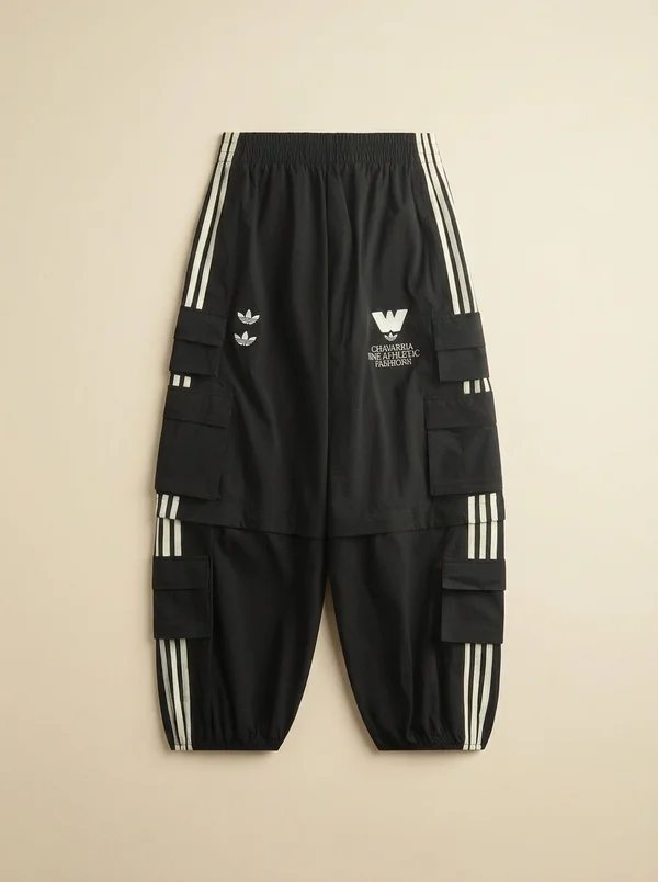 adidas x Willy Chavarria Cargo Zip Pant - Black