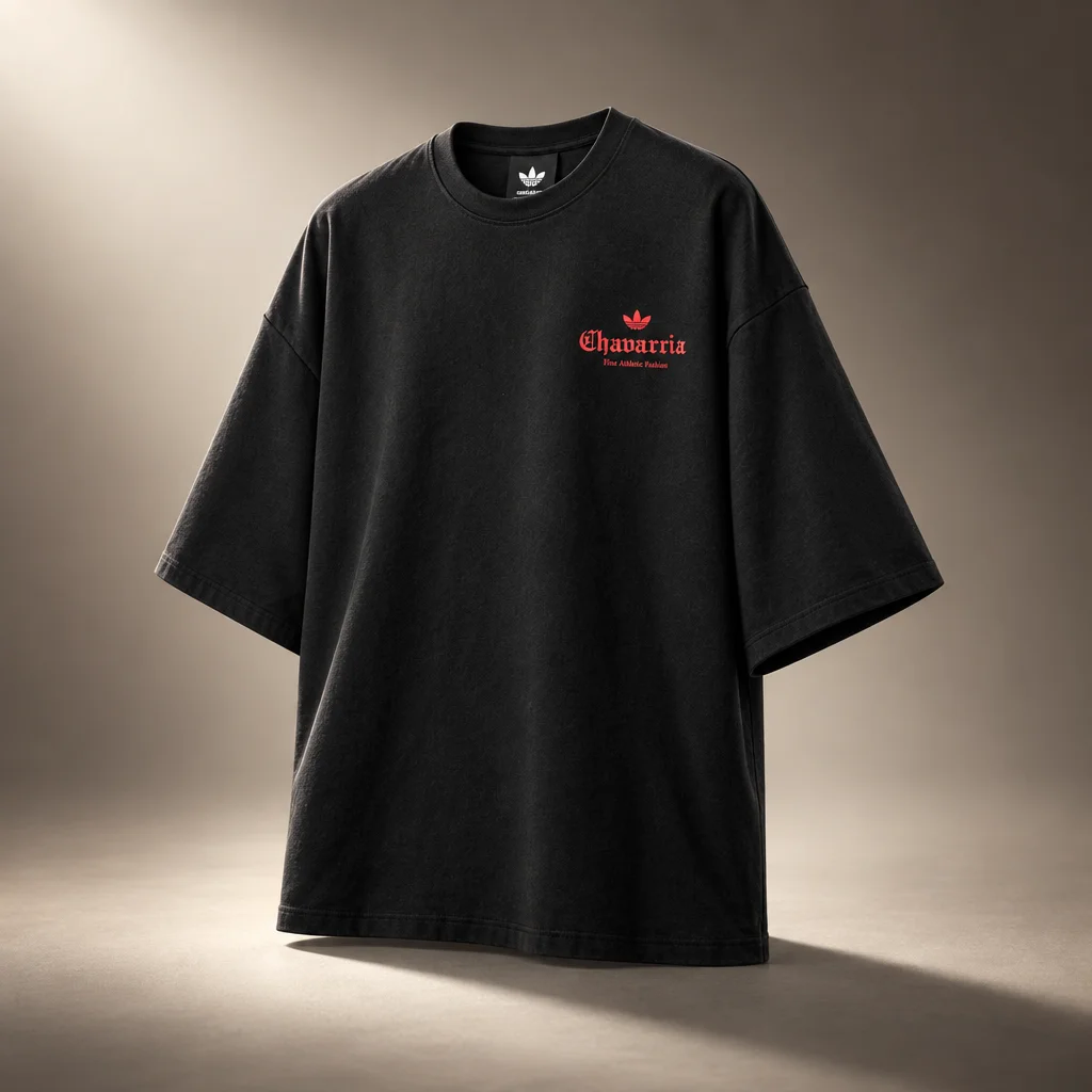 adidas x Willy Chavarria Dark Rose T-Shirt - Black & Red