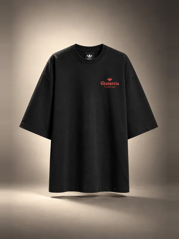 adidas x Willy Chavarria Dark Rose T-Shirt - Black & Red