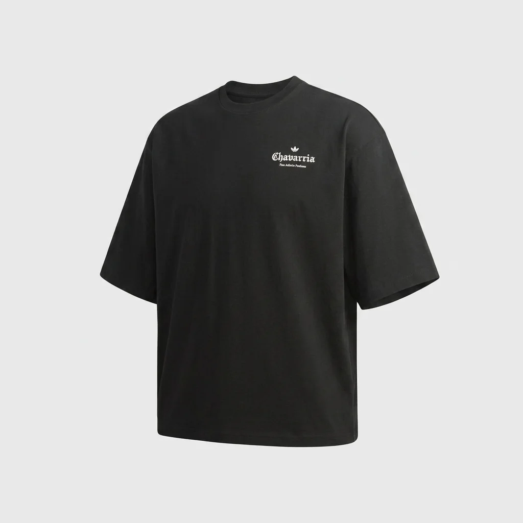 adidas x Willy Chavarria Logo Short Sleeve Tee - Black