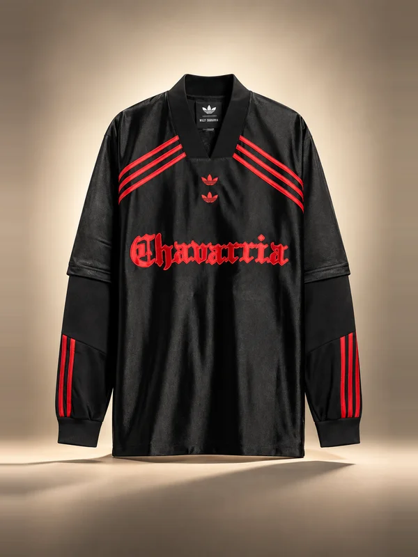 adidas x Willy Chavarria Long Sleeve Dazzle Jersey - Black