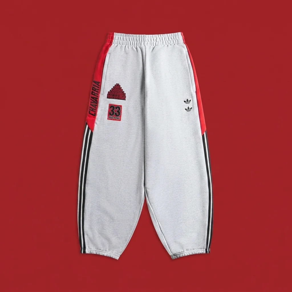 adidas x Willy Chavarria NY Sweatpant - Light Grey Heather