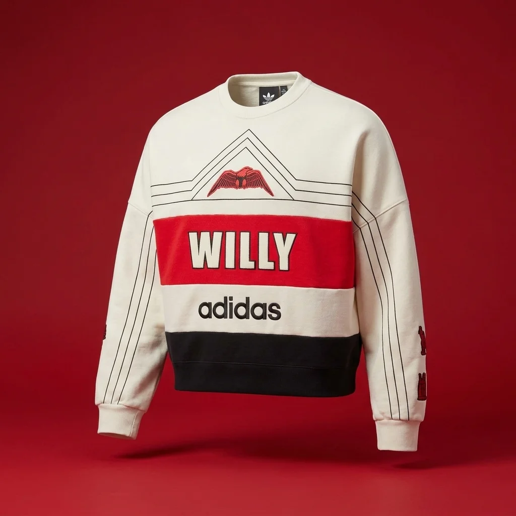 adidas x Willy Chavarria NY Sweatshirt - Off White