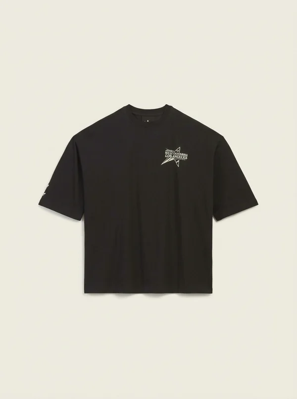 adidas x Willy Chavarria Star Logo Short Sleeve Tee - Black