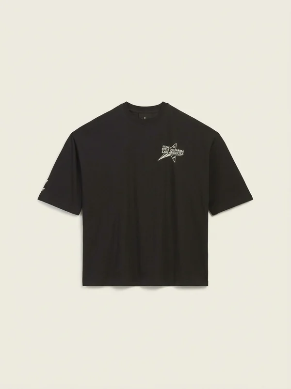 adidas x Willy Chavarria Star Logo Short Sleeve Tee - Black