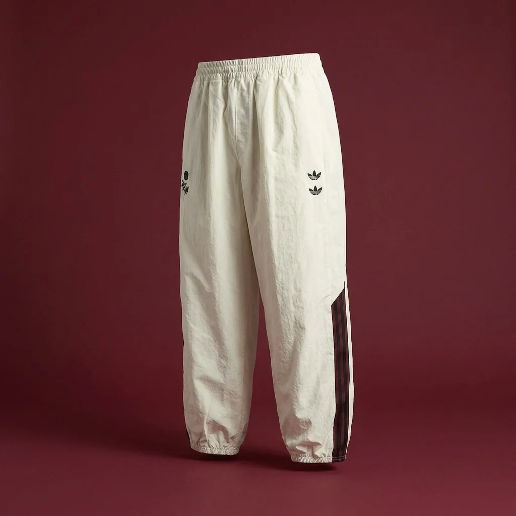 adidas x Willy Chavarria Woven Track Pant - White