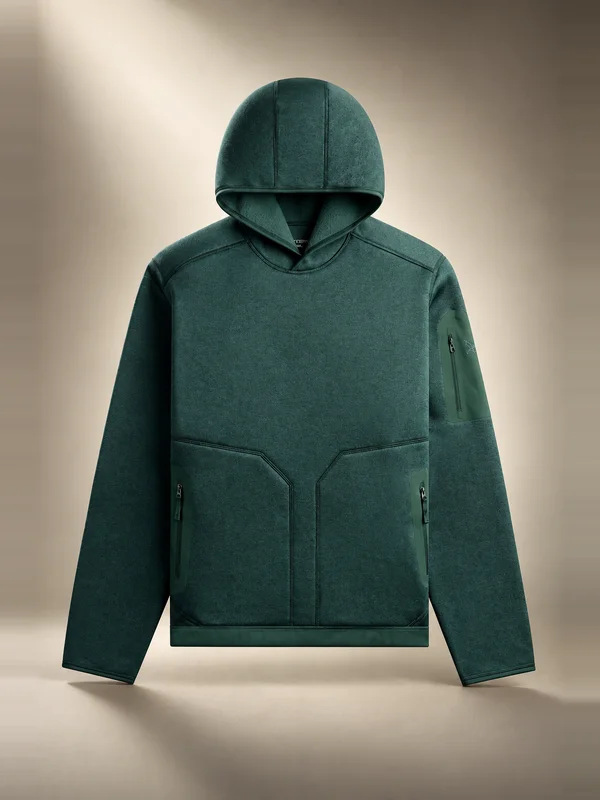 Arc'teryx Covert Pullover Hoody - Dark Jade Heather