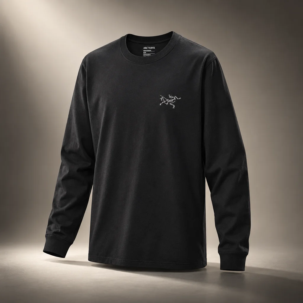 Arc'teryx Kragg SL Cotton Long Sleeve Tee - Black