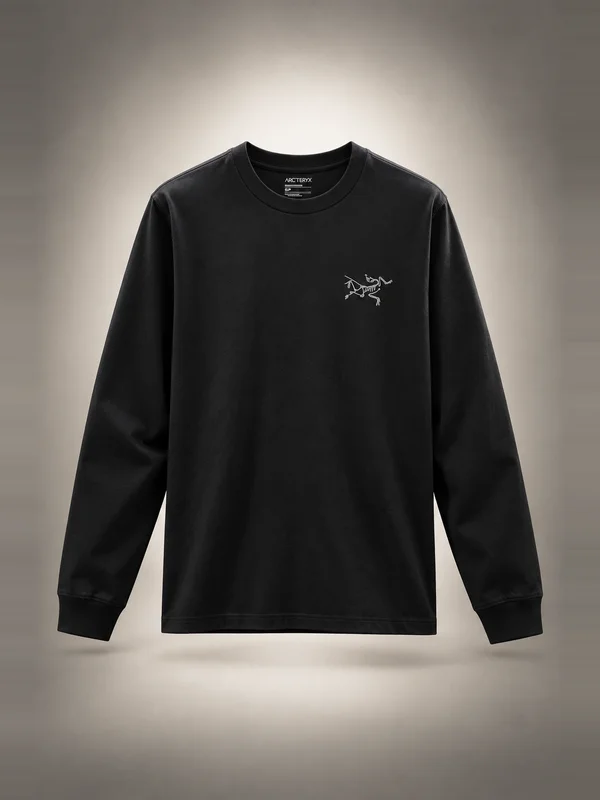 Arc'teryx Kragg SL Cotton Long Sleeve Tee - Black