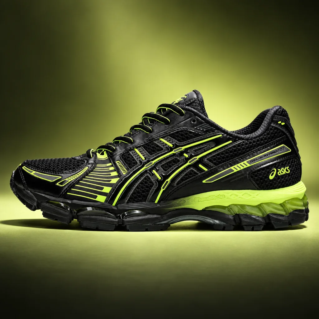 ASICS GEL-KAYANO 12.1 Black/Safety Yellow