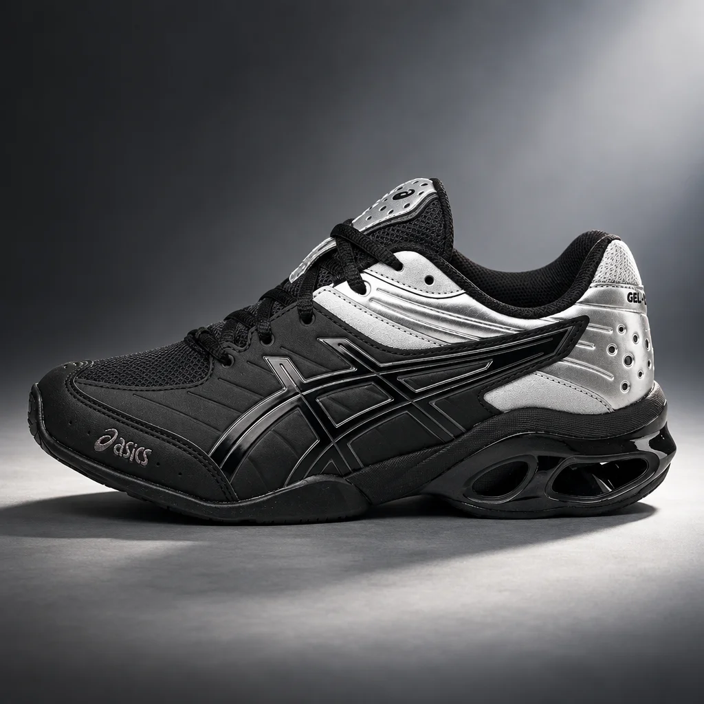 Asics Gel-Kinetic FR Black / Pure Silver