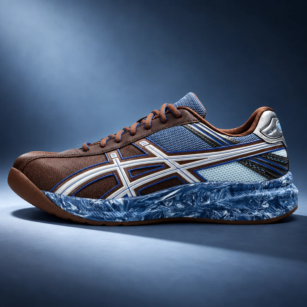 ASICS KIKO KOSTADINOV x LYASA FF II Reddish Brown/Asics Blue