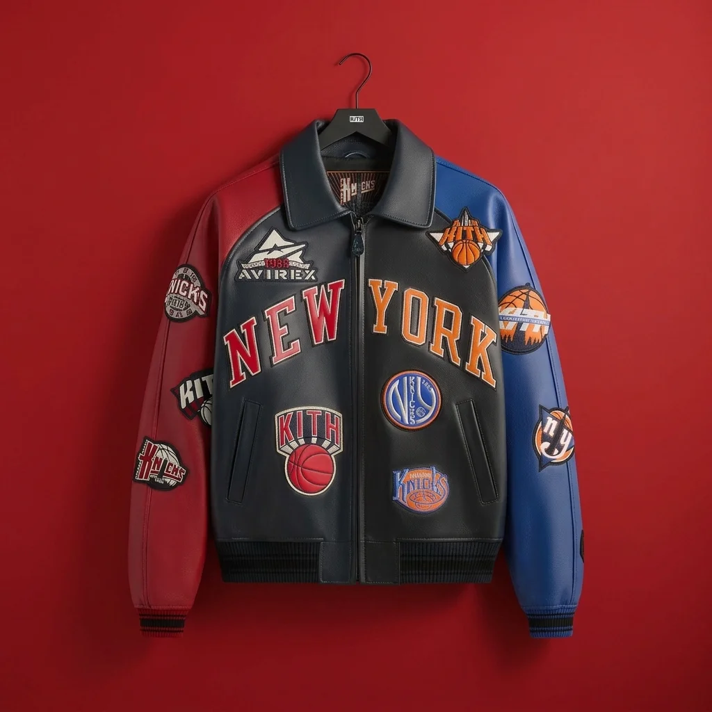 Kith & AVIREX for the New York Knicks Madison Square Garden Icon Jacket - Multi