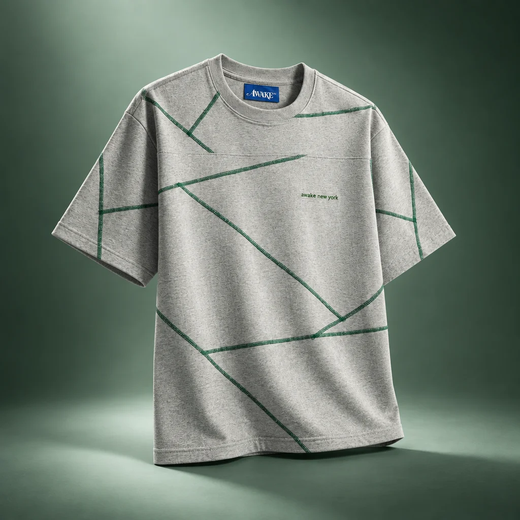 Awake NY Campus Shirt - Heather Grey
