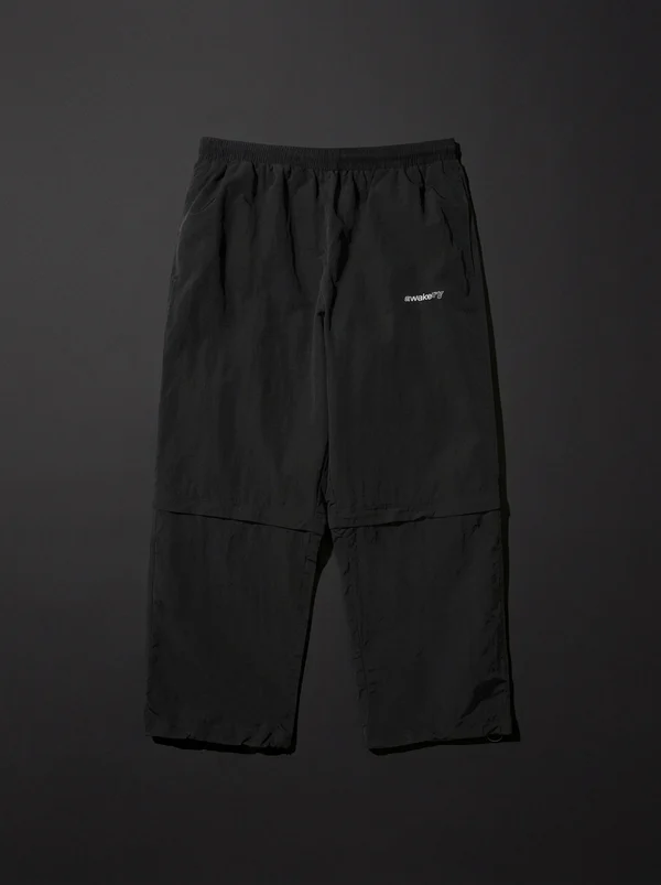 Awake NY Convertible Nylon Trackie - Black