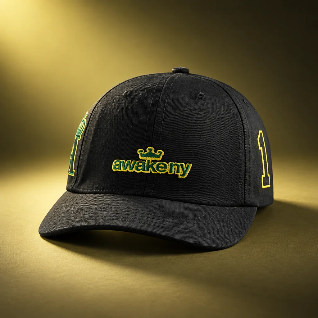 Awake NY Crown Dad Hat - Black