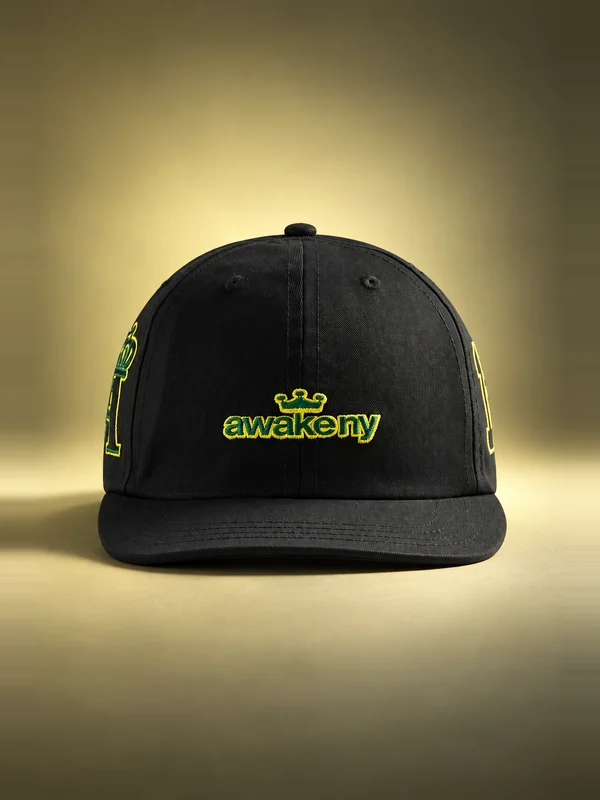 Awake NY Crown Dad Hat - Black