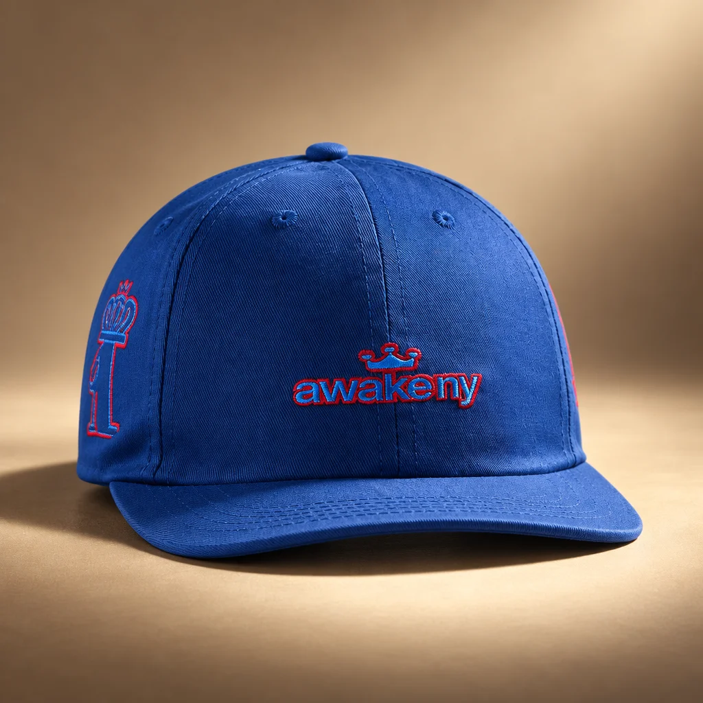Awake NY Crown Dad Hat - Blue