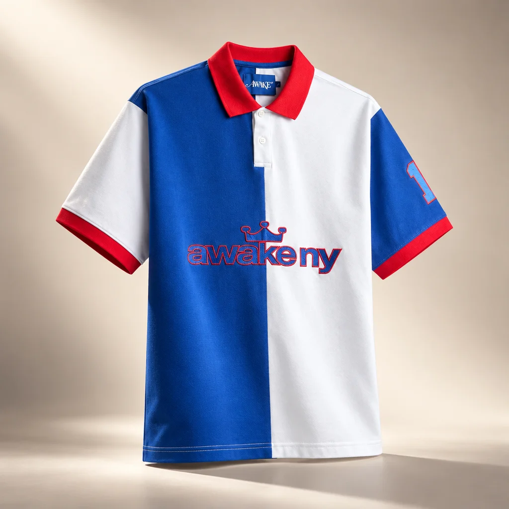 Awake NY Crown Polo - Blue