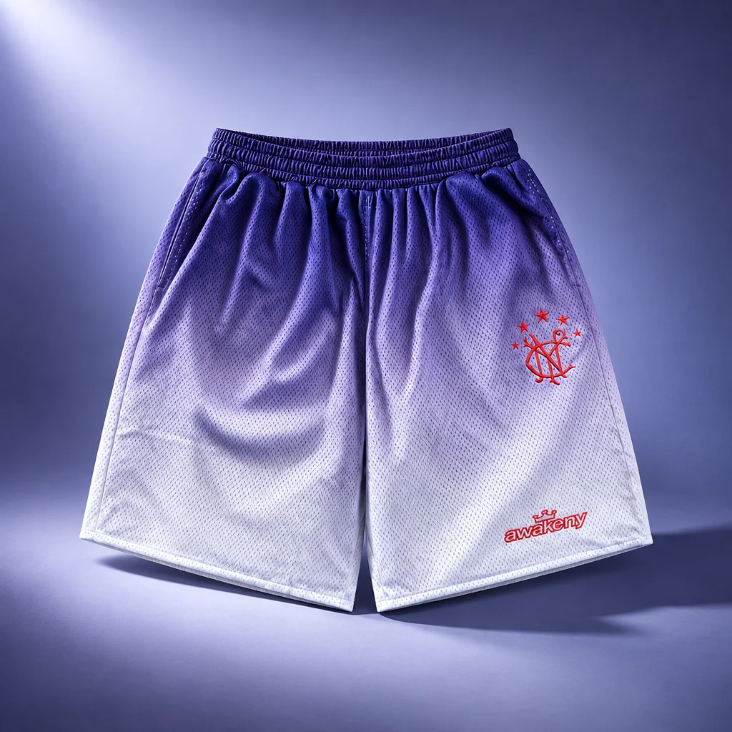 Awake NY Gradient Shorts - Blue