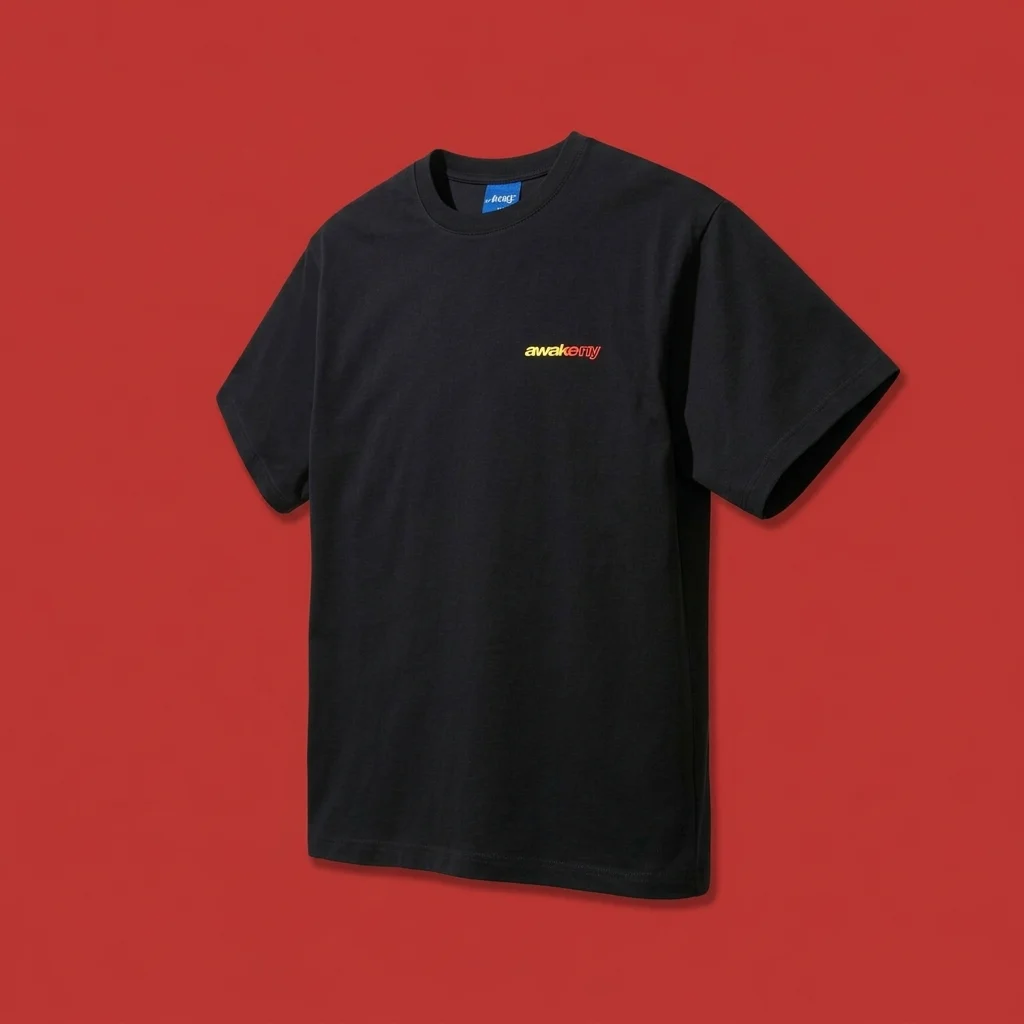 Awake NY Gradient Sport Tee - Black