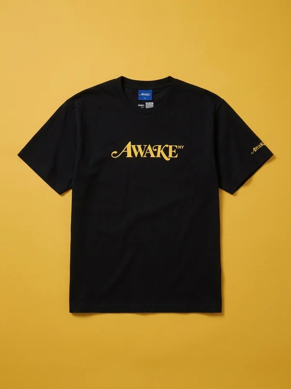 Awake NY Gradient Sport Tee - Black