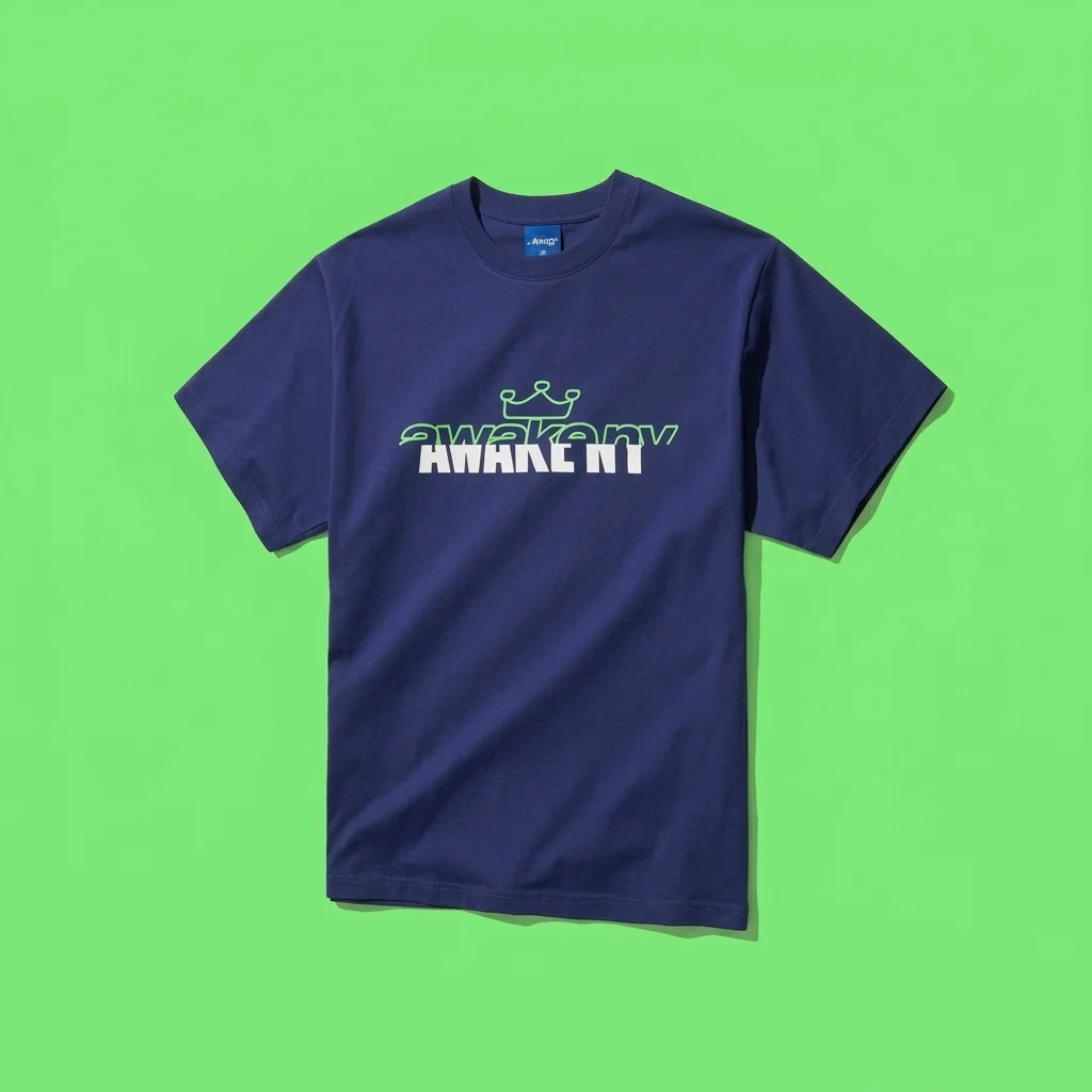 Awake NY Headcrack Champs Tee - Navy