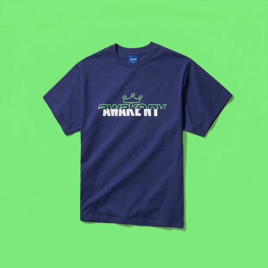 Awake NY Headcrack Champs Tee - Navy