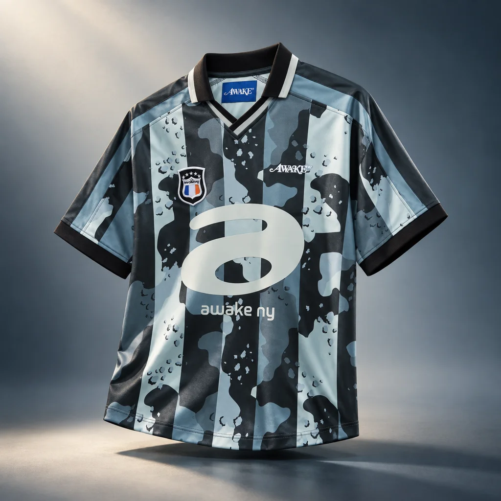 Awake NY Mobile Soccer Jersey - Black