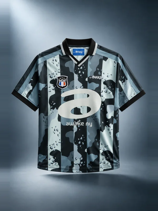 Awake NY Mobile Soccer Jersey - Black