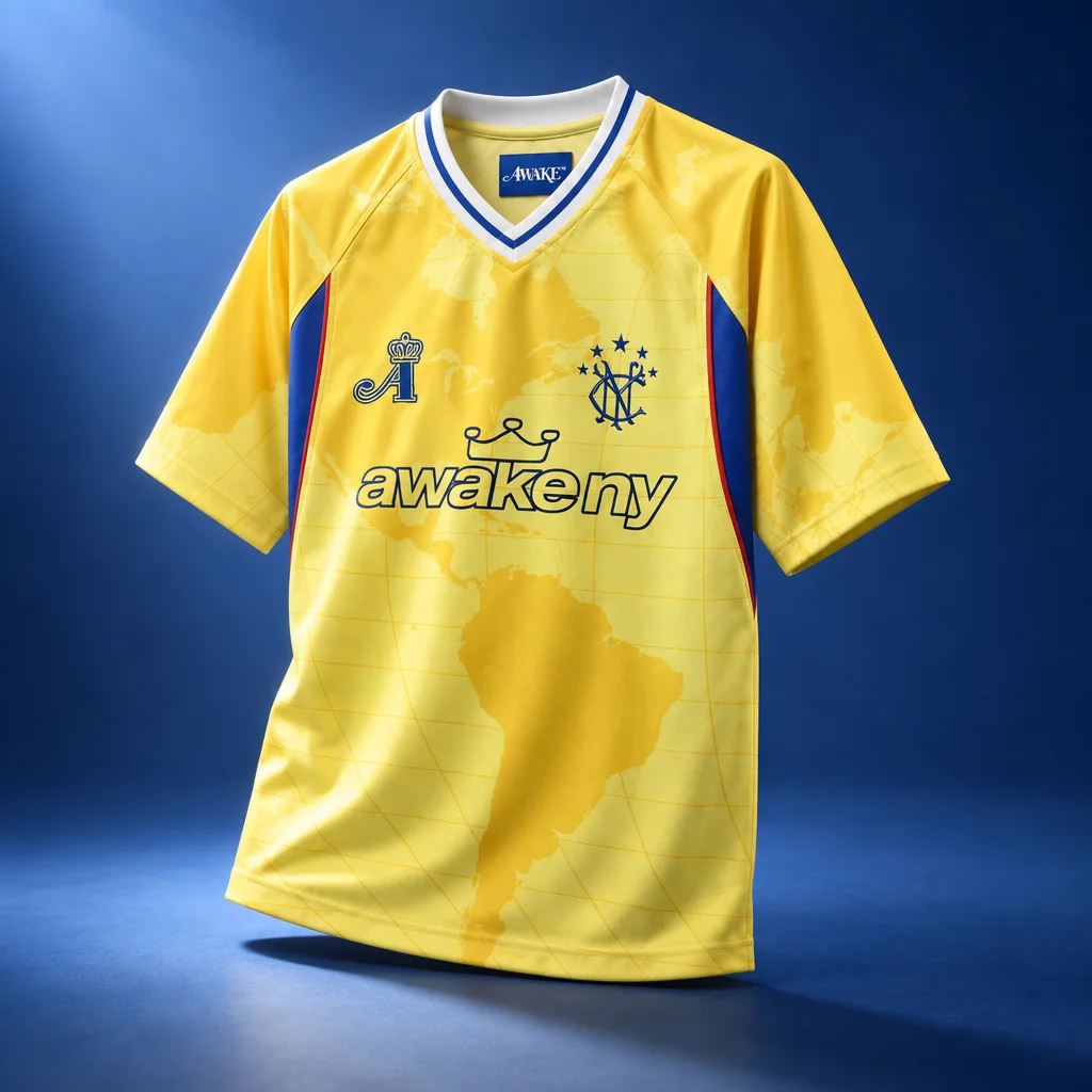 Awake NY Mundial Crown Jersey - Yellow